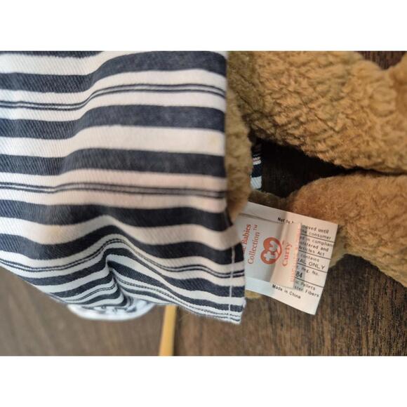 Vintage Ty Beanie Baby Baseball Bear Plush Toy in Display Case - Picture 6 of 7